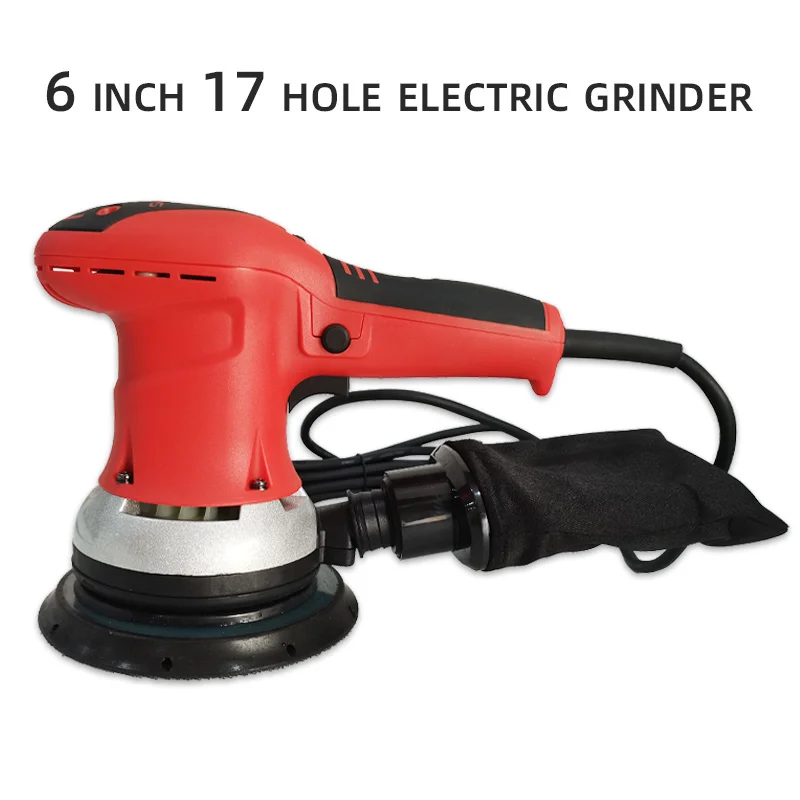 6" 10000RPM Electric Handheld Random Orbital Sander Polisher