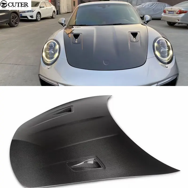 

991,1 991,2 GT2RS GT3RS стильный передний капот двигателя для Porsche 911 Carrera 991 комплект кузова автомобиля 10-18