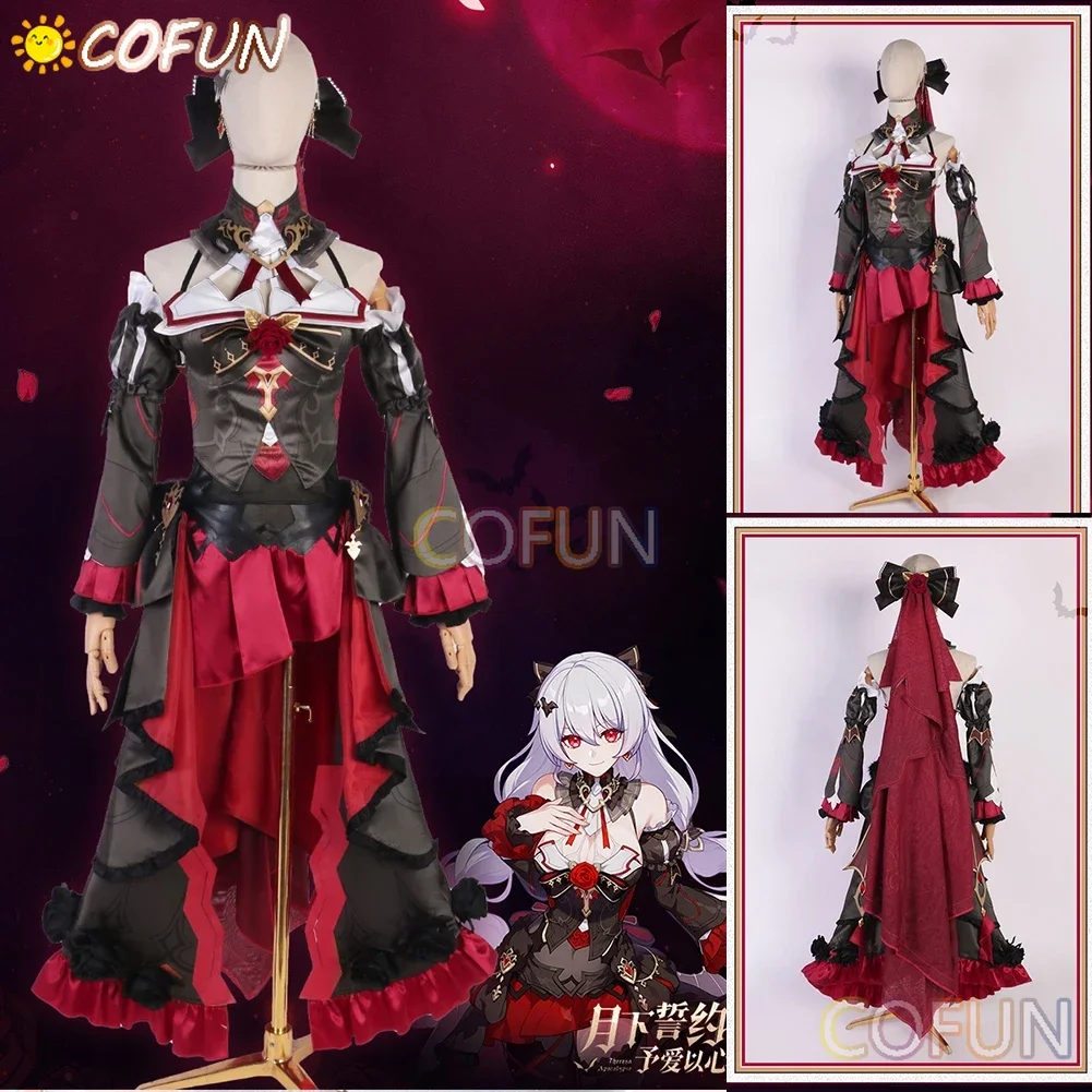 

COFUN игра Honkai:Star Rail Theresa · Apocalypse Косплей Костюм Хэллоуин наряды женское вечернее платье аниме косплей