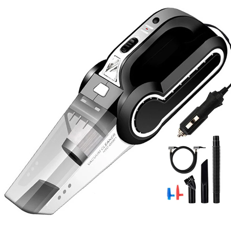ity przenośny odkurzacz samochodowy z kompresorem powietrza Funkcja 4 w 1 Zawiera ręczny do opon samochodów