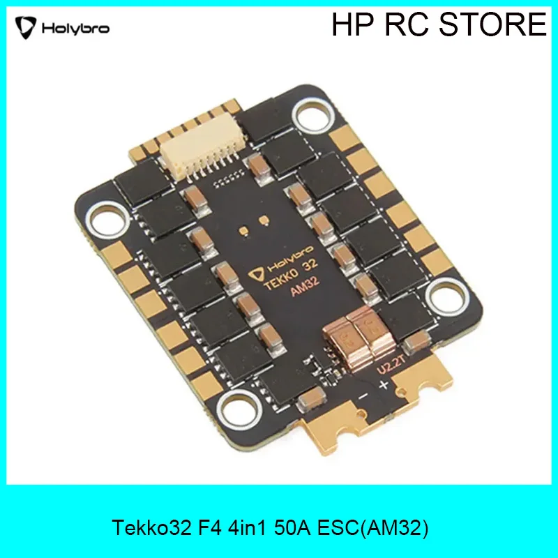 Фото HolyBro Tekko32 F4 4-в-1 Mini 50A ESC (AM32) - 4-6S LiPo M4 30.5x30.5мм для RC FPV гоночных дронов №1