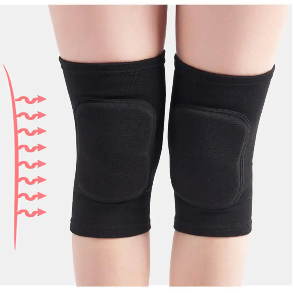 

Sports Compression Knee Pads Elastic Knee Protector Thickened Sponge Knees Brace Support for Dancing Workout Training