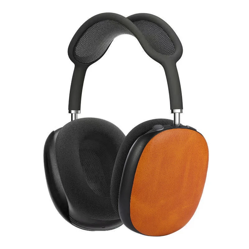 Real Leather Fashion Earphone Case for Airpod Max Wireless Headphone Shockproof Protector with Anti-slip Two Side AirPodsMax