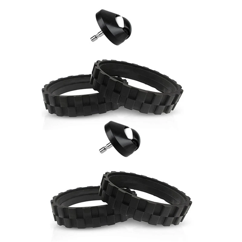 

4X Tires For IROBOT ROOMBA Wheels Series 500, 600,700, 800 And 900 Anti-Slip Irobot Replacements Parts
