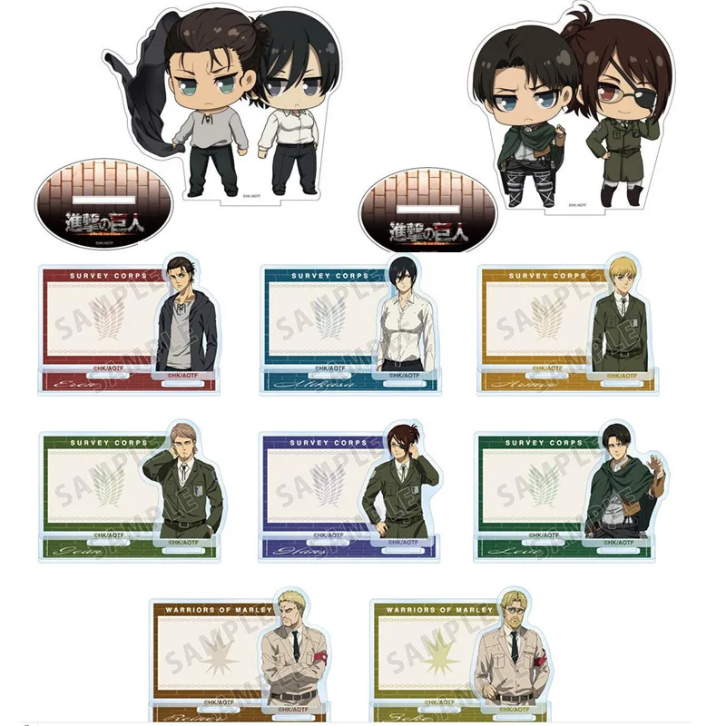 Горячее аниме атака на Титанов Эрен джейер Микаса Леви · Акерман акриловая доска