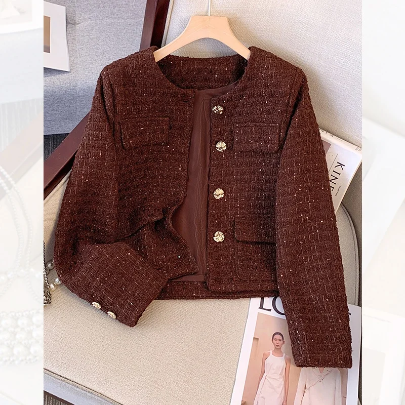 Красное пальто Ankela больших размеров женское на осень и зиму 2024 новый элитный