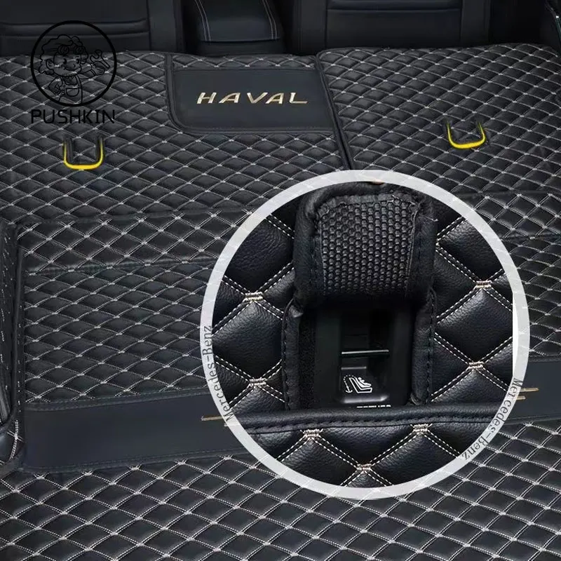Коврик для багажника автомобиля GWM Haval H6 3th 2022 2023 2024 водонепроницаемый напольный