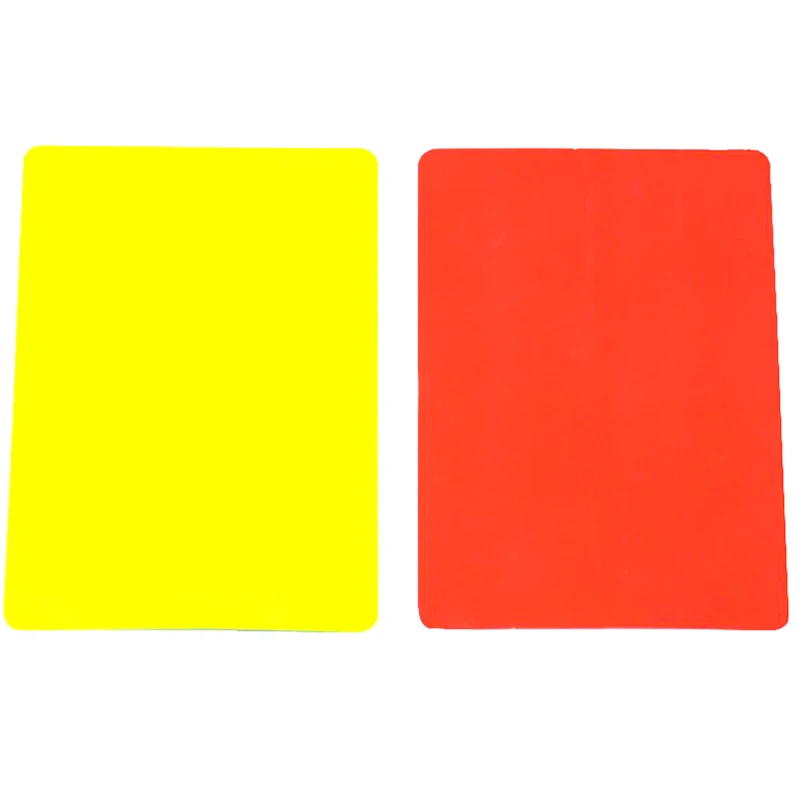 

Soccer Referee Red Yellow Card Record Football Match Warning Card for Sports EDF