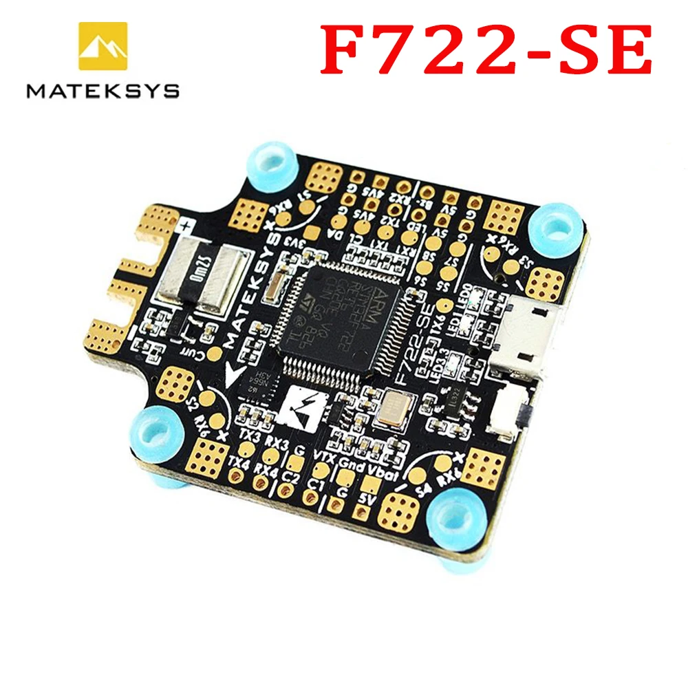 

Система управления полетом MATEK F722-SE F7, встроенный PDB OSD 5 В/2 а BEC датчик тока для радиоуправляемых FPV гоночных дронов, запчасти