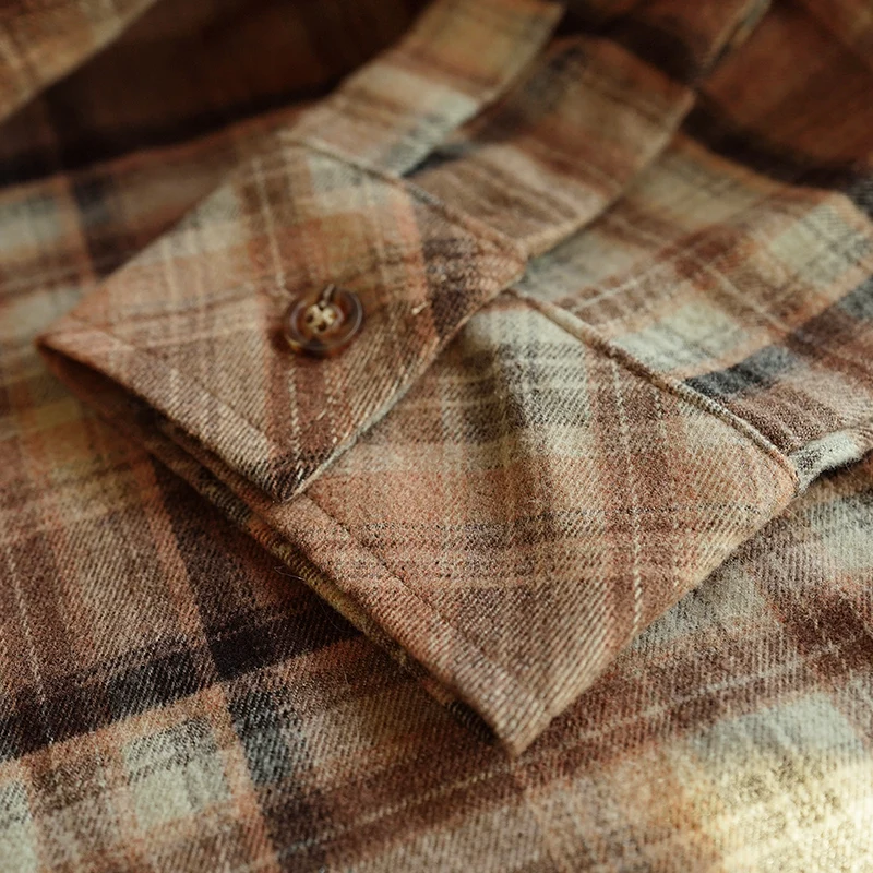 Женская утепленная рубашка в клетку ARTKA синяя Повседневная Свободная винтажном