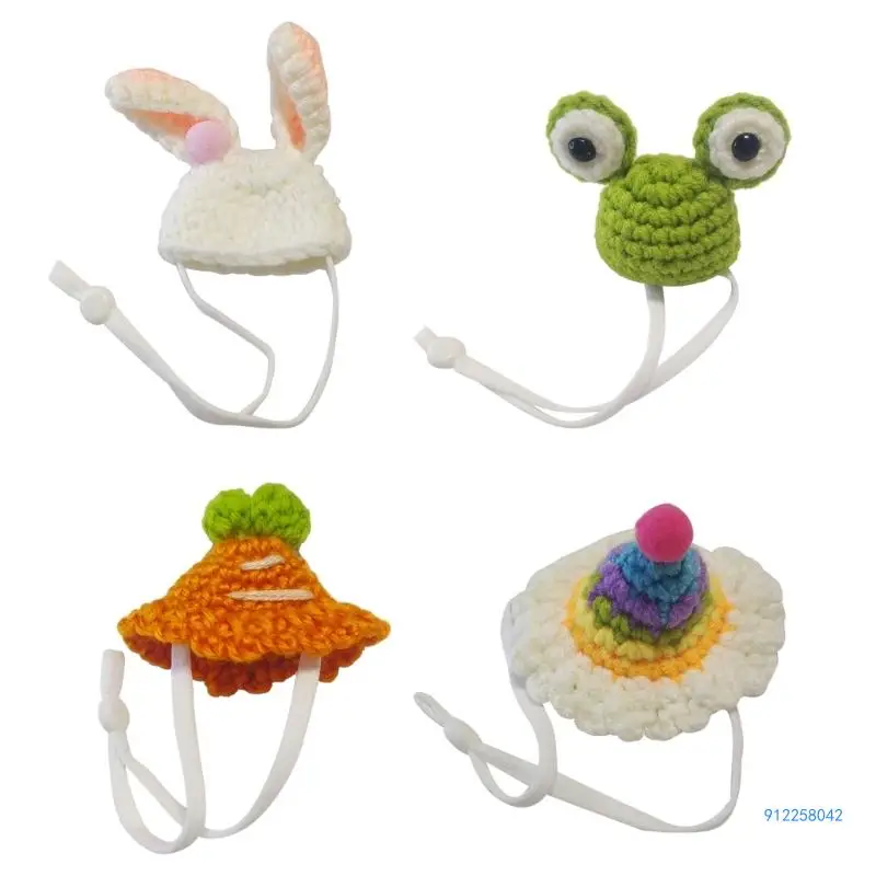 

Вязаный крючком головной убор в виде моркови головной убор шляпа для хомяка праздничный подарок товары ручной работы Прямая поставка