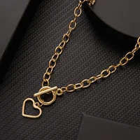 fashion heart pendant necklaces for couple lovers women choker men boy girl lady female chain necklace charm jewelry gift