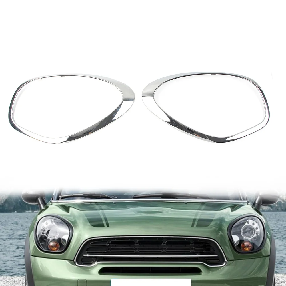 Хромированная передняя фара автомобиля кольцо накладка объемная крышка для BMW Mini