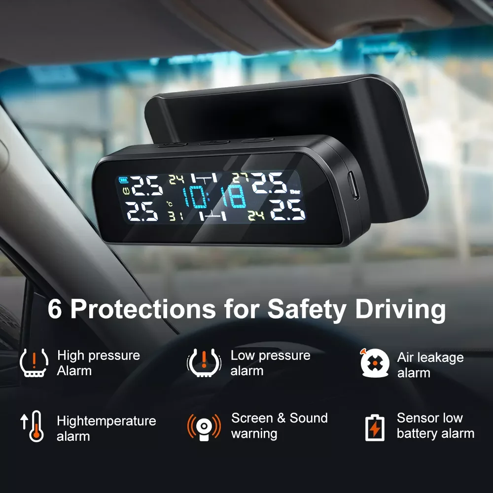 

TPMS Sensor Car Tire Pressure Monitoring System Tyre Pressure External Sensors for 4 Wheel TMPS