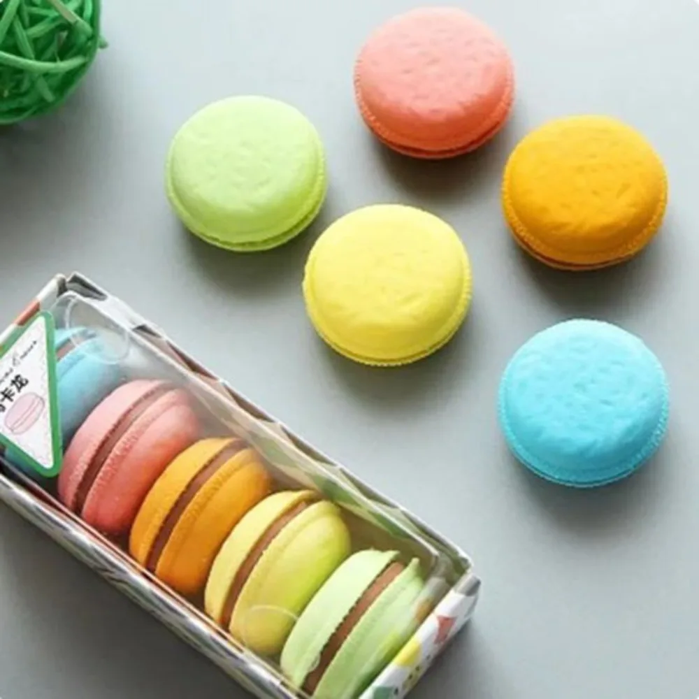 

Wear-resistant Erasers for Kids Practical Non Toxic and Odorless Soft Macaron Eraser Rubber Student Rubber Student