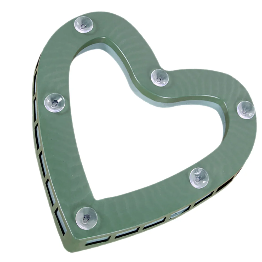 

Artificial Flower Foam Wedding Decor Floral Wet Foam Cage Trays Decorative Wedding Car Heart Frame Bridal Flower Holder