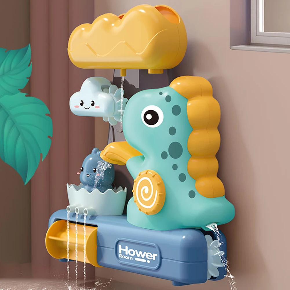 

Детский водный круг «Водопад» для купания с 3 присосками, динозавр, водопад, игрушки в форме мороженого для малышей, для веселья