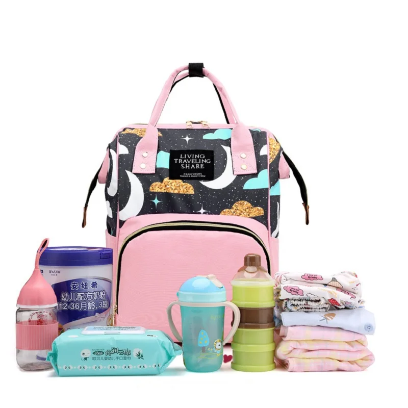 

Women Backpack Maternity Diaper Bag Waterproof Large Capacity Mommy Bag Baby Stroller Bag Nappy Backpack For Mom Travel Baby Bag