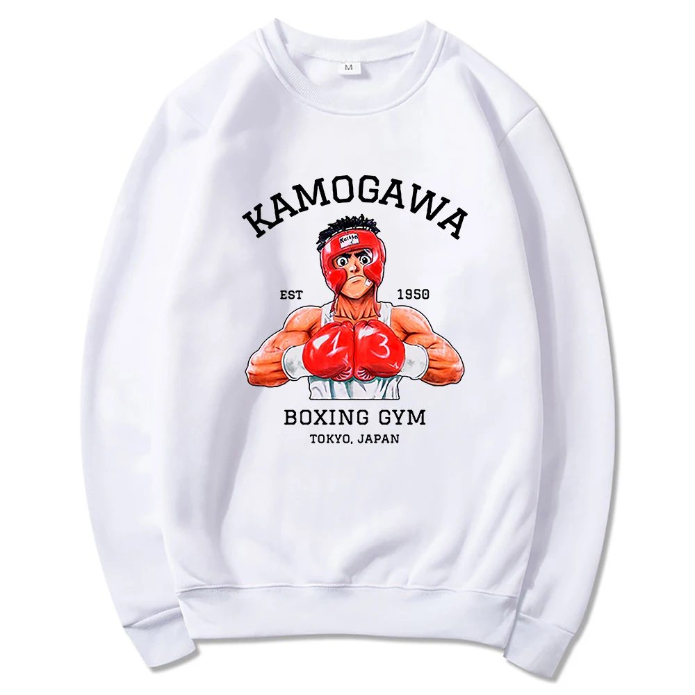 Anime Hajime No Ippo  Boxing Gym Hoodies Winter Men Hoodie Spring/Autumn Classic Sweatshirt