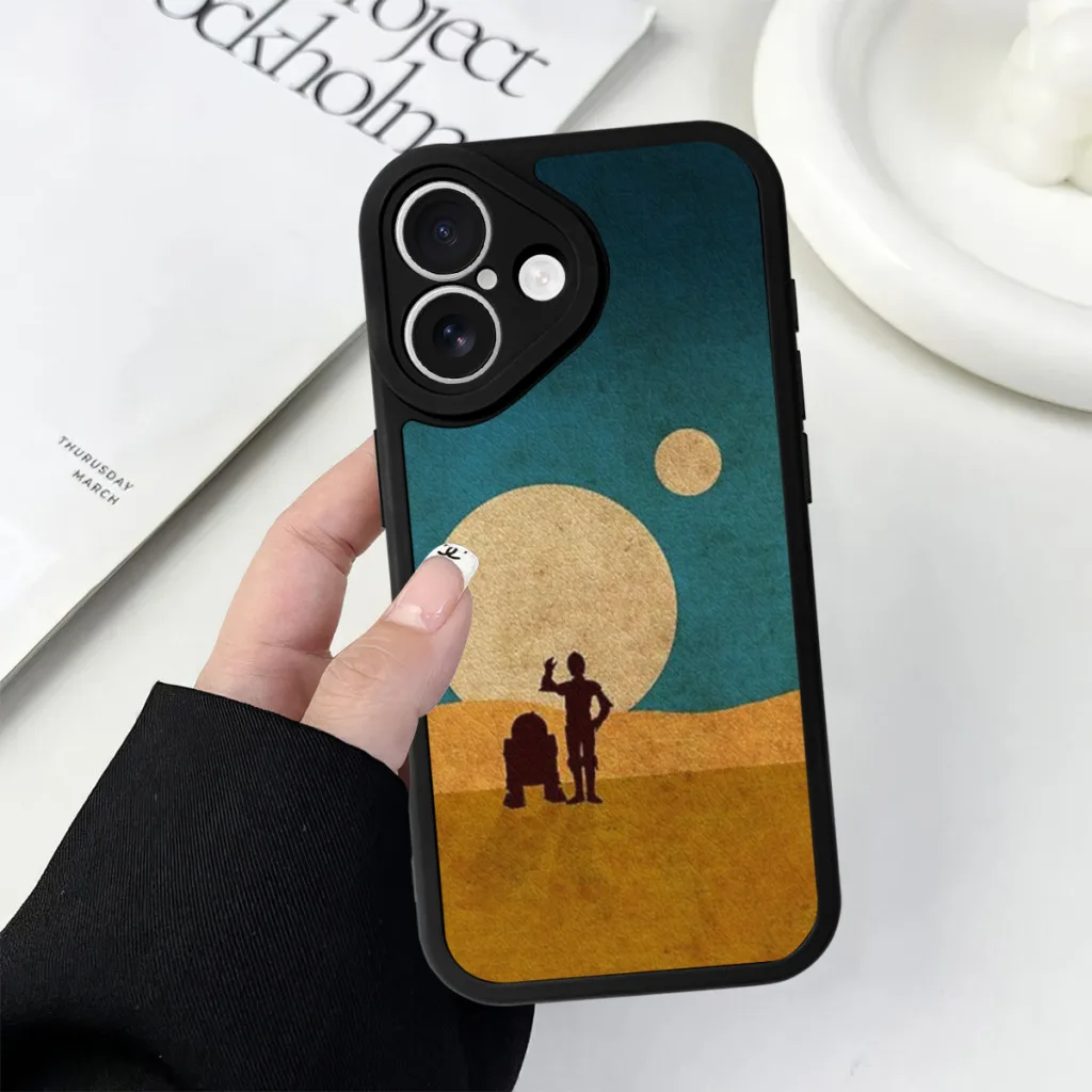 Чехол для телефона Droids In The Dunes iPhone 16 Pro Max Plus мягкий силиконовый чехол