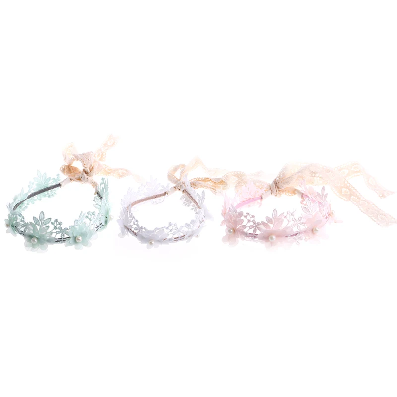 

Baby Girl Kid Retro Hair Band Toddler Headband Elegance Lace Flower Hairband