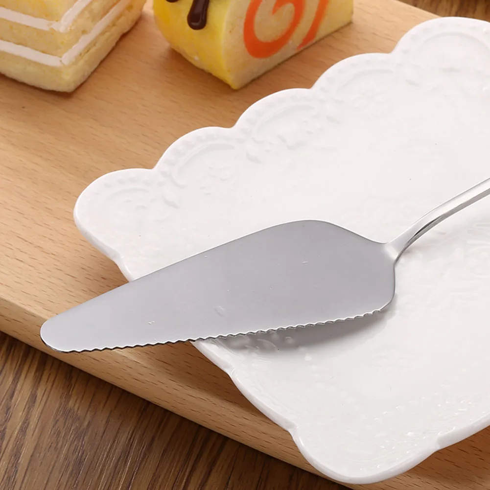 

Cake Server Shovel Stainless Steel Blade Cutter Serrated Edge Pie Pizza Shovel Stainless Steel Baking Tool Kitchen Accessories