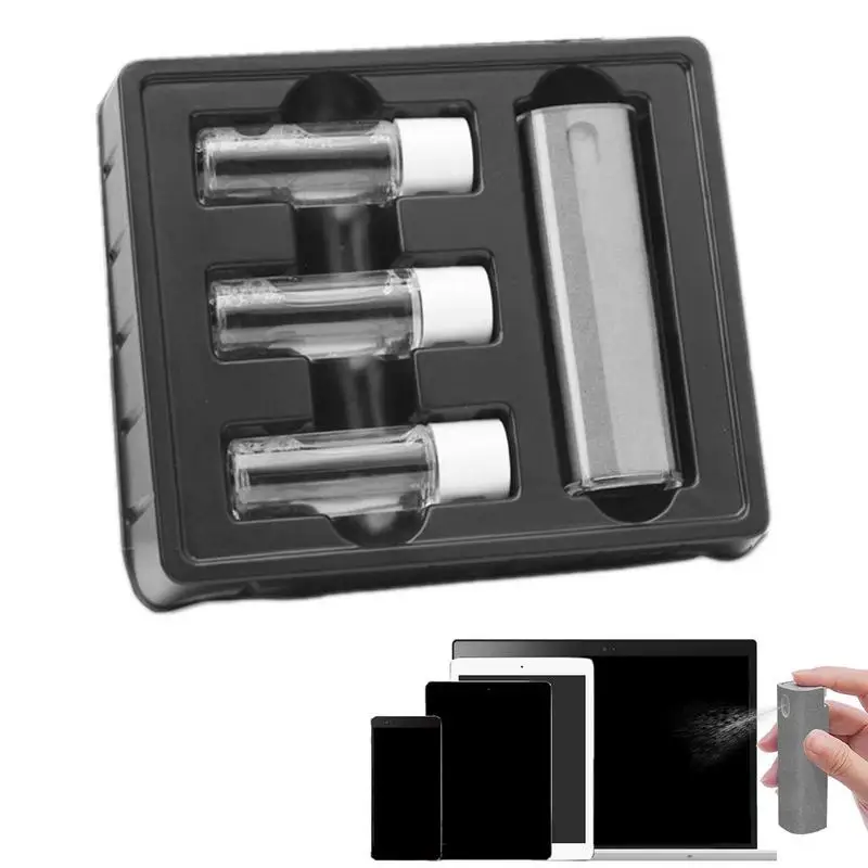 

Screen Mist Cleaner Spray All-in-One Touchscreen Mist Cleaner With Microfibre Cloth Touchscreen Bottled Cleaning Spray Tool For