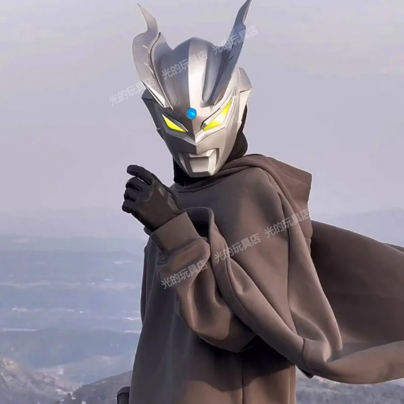 Темный циро красные глаза Лоус липо головной убор шлем светящаяся маска костюм