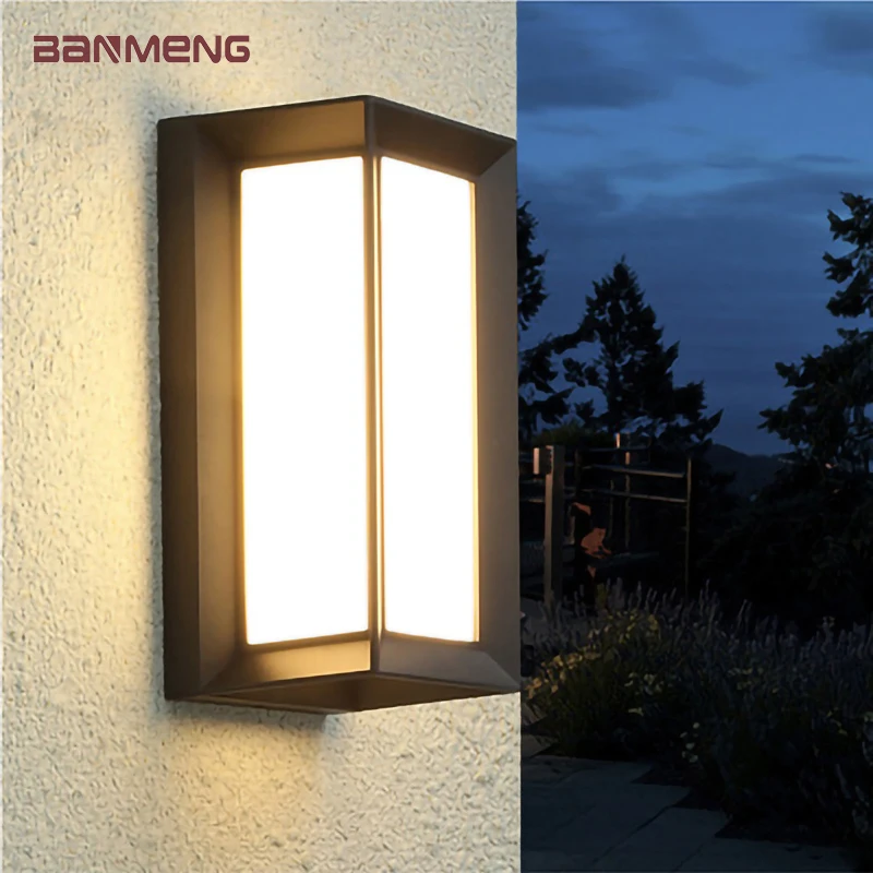 

Modern Simplicity LED wall lamp IP65 waterproof sconces light indoor and outdoor garden courtyard fence decor bedroom stairs