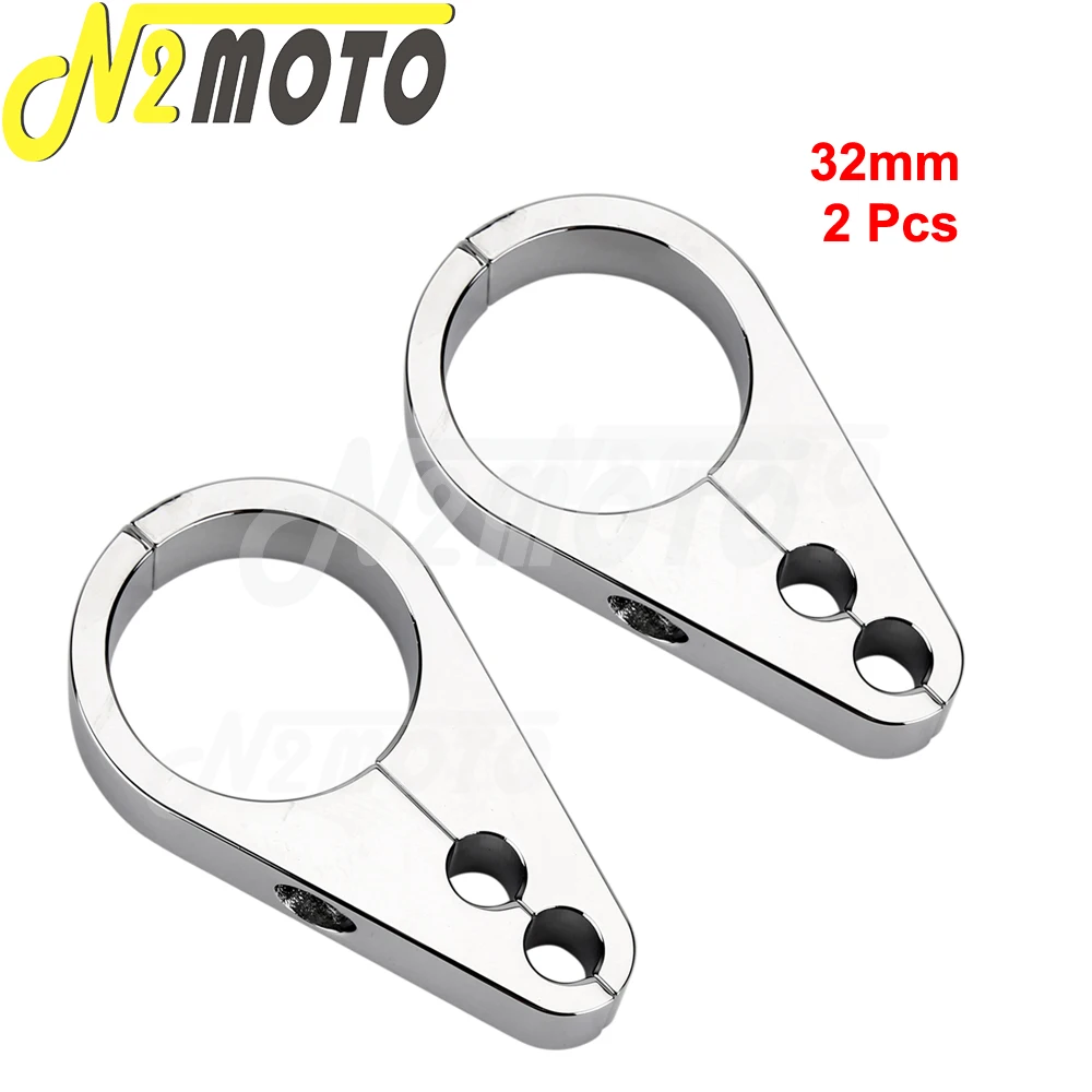 

2 шт. 1-1/4 "мотоциклетный двойной тормозной трос сцепления, фиксированные зажимы, держатель, органайзер, зажим для проволоки, совместимый 32 мм для Harley