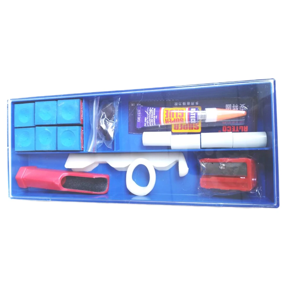 

Billiard Supplies Splint Repair Tool Kit Pool Cue Tip Sports Accessories Ferrule Shaver Portable Outdoor Multifunctional Snooker
