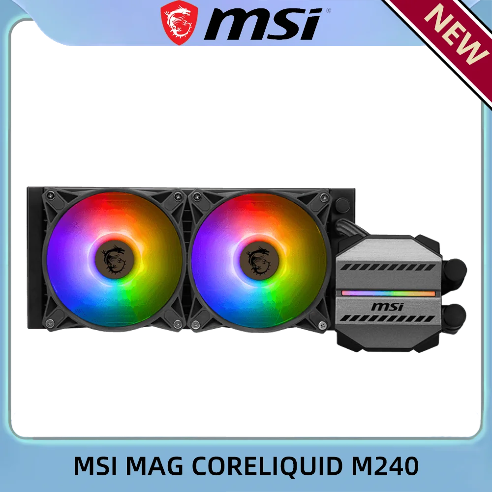 

MSI MAG CORELIQUID M240 встроенное водяное охлаждение и рассеивание тепла для ПК