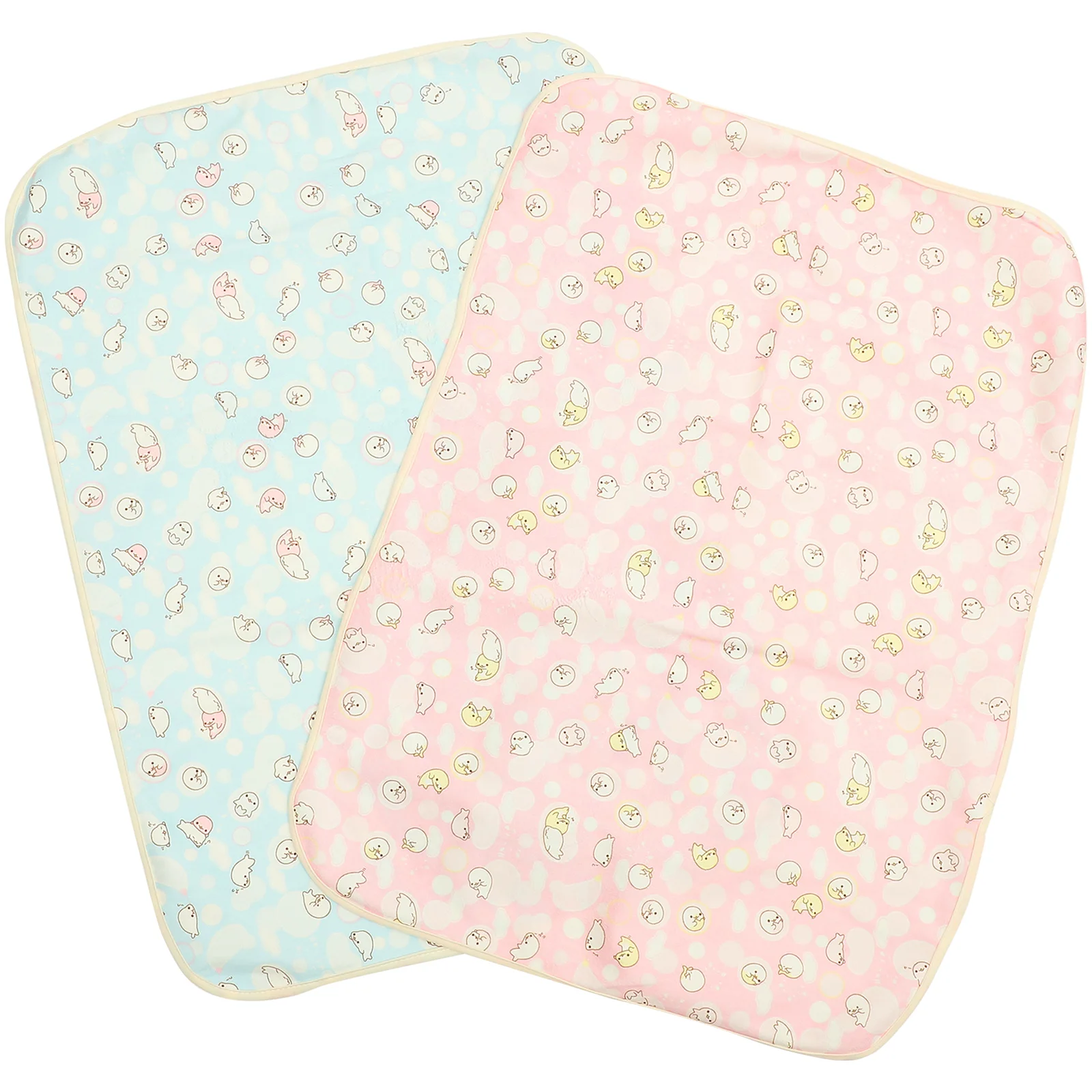 

2PCS Hamster Cage Liners Comfortable Training Mats Washable Hamster Pads