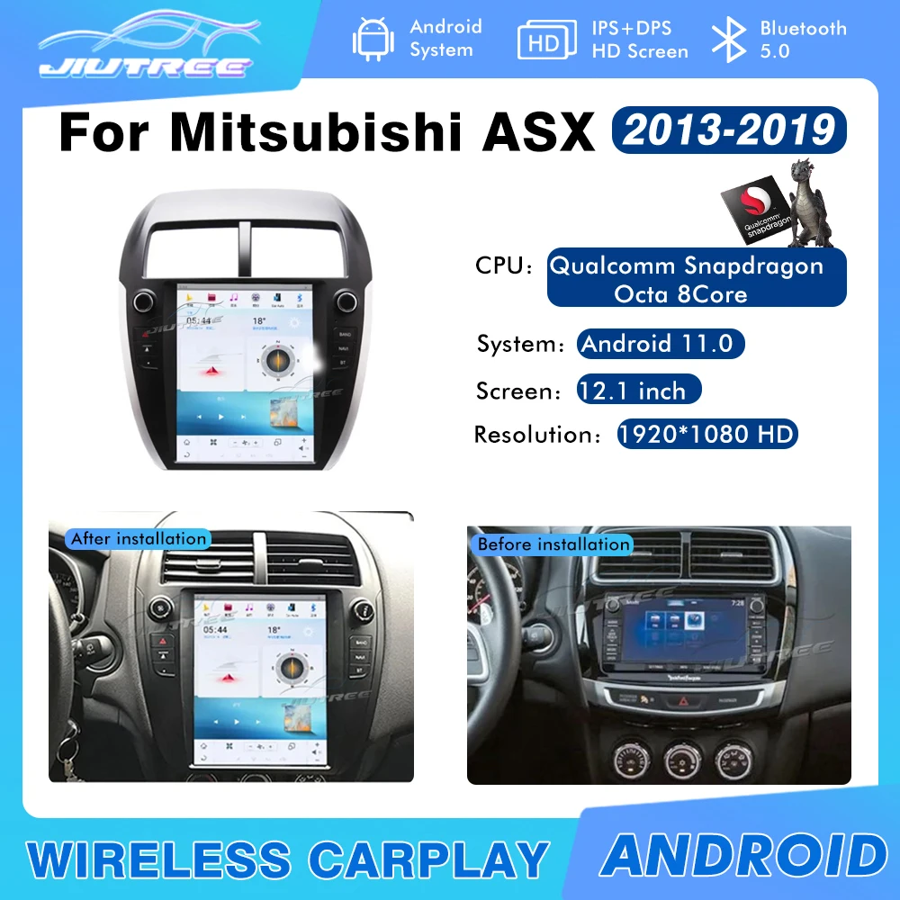

Android 11 for Mitsubishi ASX 2013 2014 2015 2016 2017 2018 2019 8GB+128GB Car Radio Navigation GPS Radio Multimedia