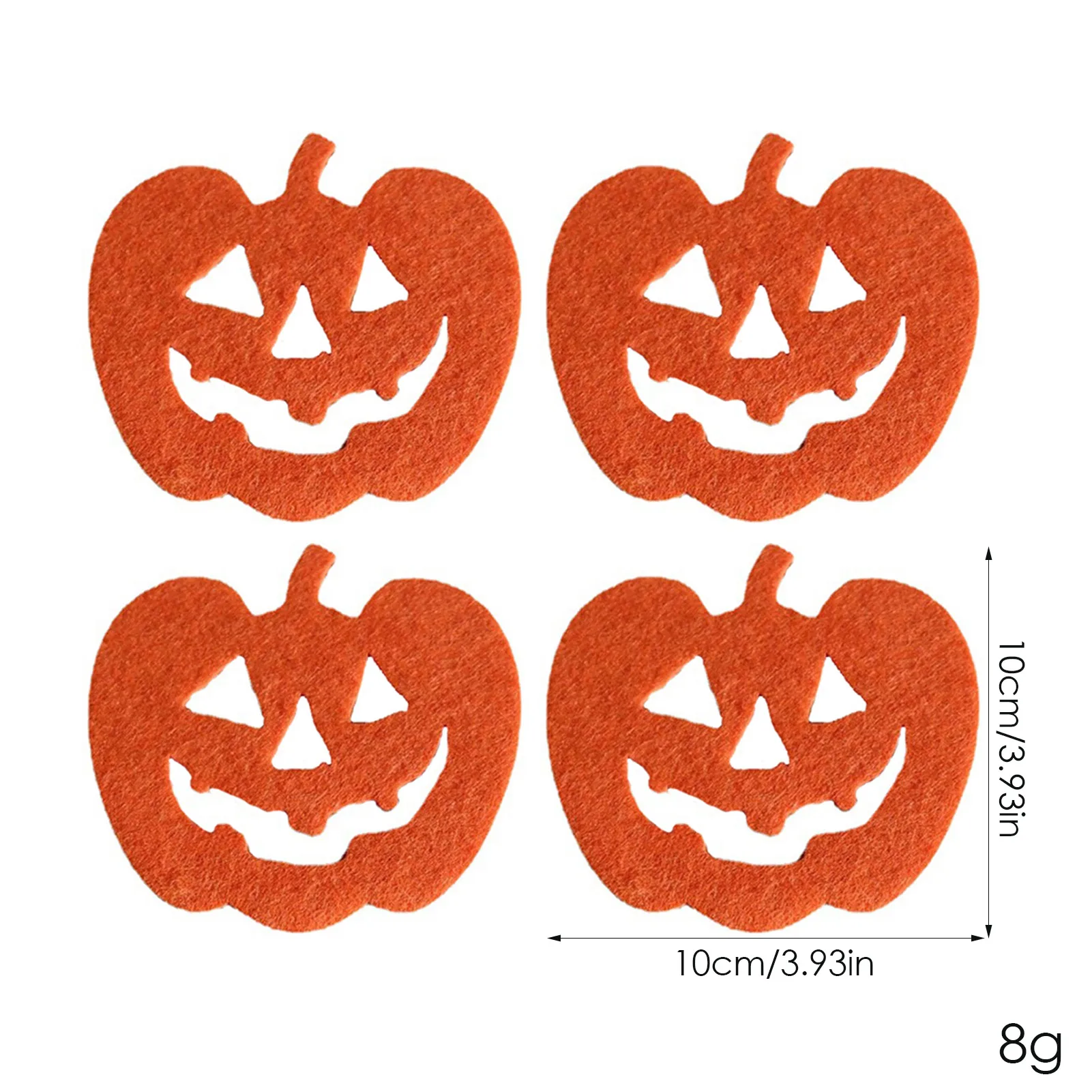 Чашка на Хэллоуин с изображением тыквы Pad 4 шт./компл. подставка в виде