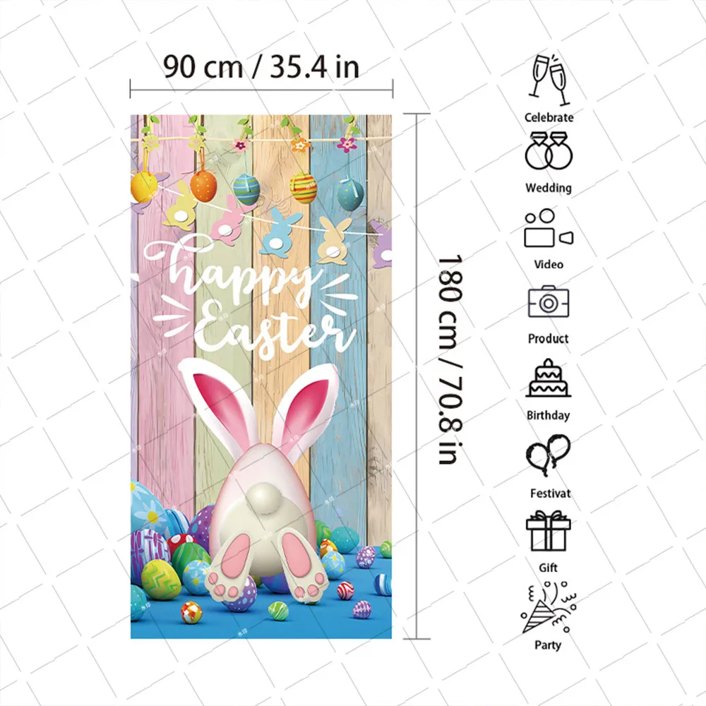 Счастливой Пасхи весенние красочные яйца кролик цветок зеленая трава деревянный