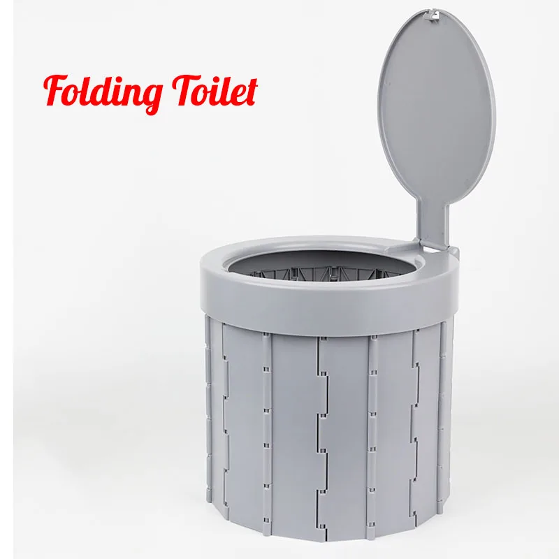 

Portable Folding Toilet Urinal Mobile Seat For Camping Hiking Long Trip Travel Outdoor Assists Disabled Elderly or Handicapped