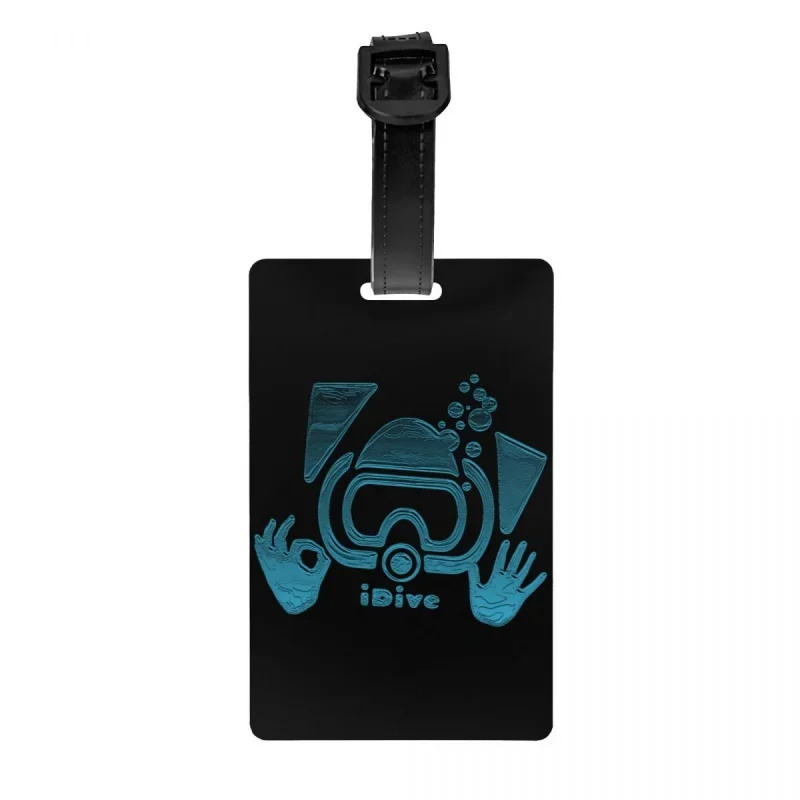 

Пользовательская бирка для багажа Aqua Dive Bluetooth IDive OK с именной картой, личная Обложка для чемодана, сумка для путешествий
