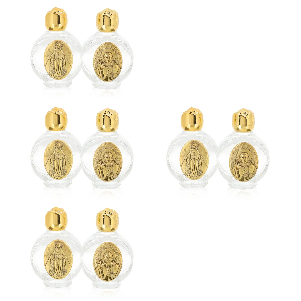 

8 pcs Empty Delicate Multipurpose Empty Water Bottles Holy Water Container Holy Water Bottle Tiny Water Bottles