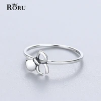 roru s925 sterling silver fashion retro knot bow rings for women party wedding ring on finger jewelry accessories gifts 2021 new
