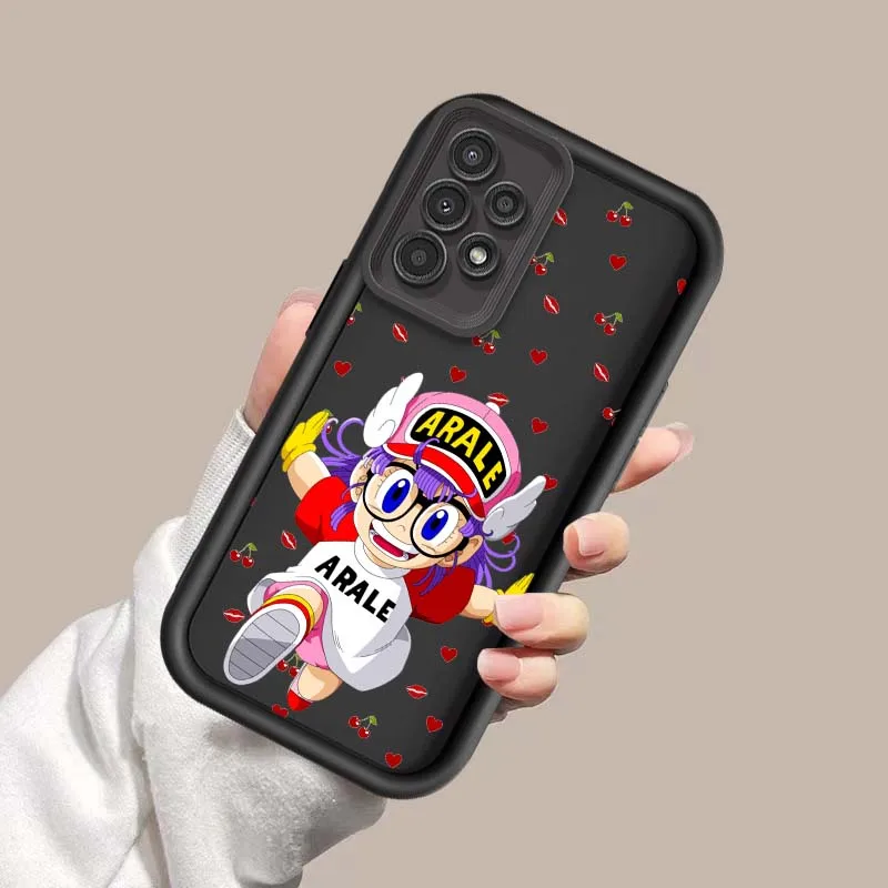Фото Чехол для телефона Dr. Slump Arale для Samsung Galaxy A73 A72 A71 A56 A55 A35 A25 A54 A53 A52 A51 A32 с рисунком «Лестница для глаз» №4