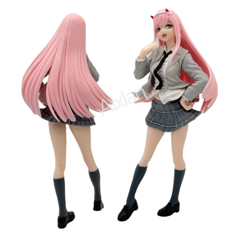 

Фигурка аниме SEGA Zero Two DARLING в FRANXX 02, 18 см, экшн-фигурка национальной сборной из ПВХ, Коллекционная модель, игрушки, подарок для детей