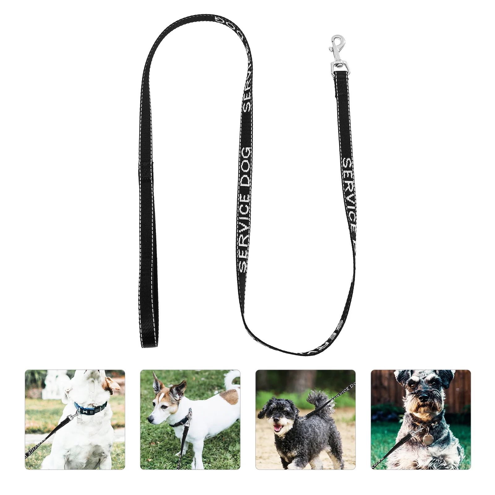 

Service Dog Leash Wear-resistant Puppy Portable Walking Accessories Big Accessory Metal Convenient Pet Rope Chain