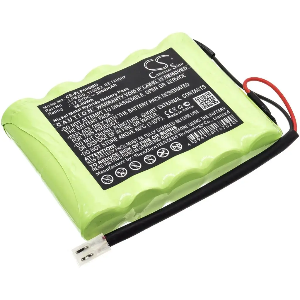 

Cameron Sino Battery For Physio-Control EE120007 7 Defibrillator,Lifepak 6,Lifepak 6S,LP7,NLP6 3000mAh / 36.00Wh