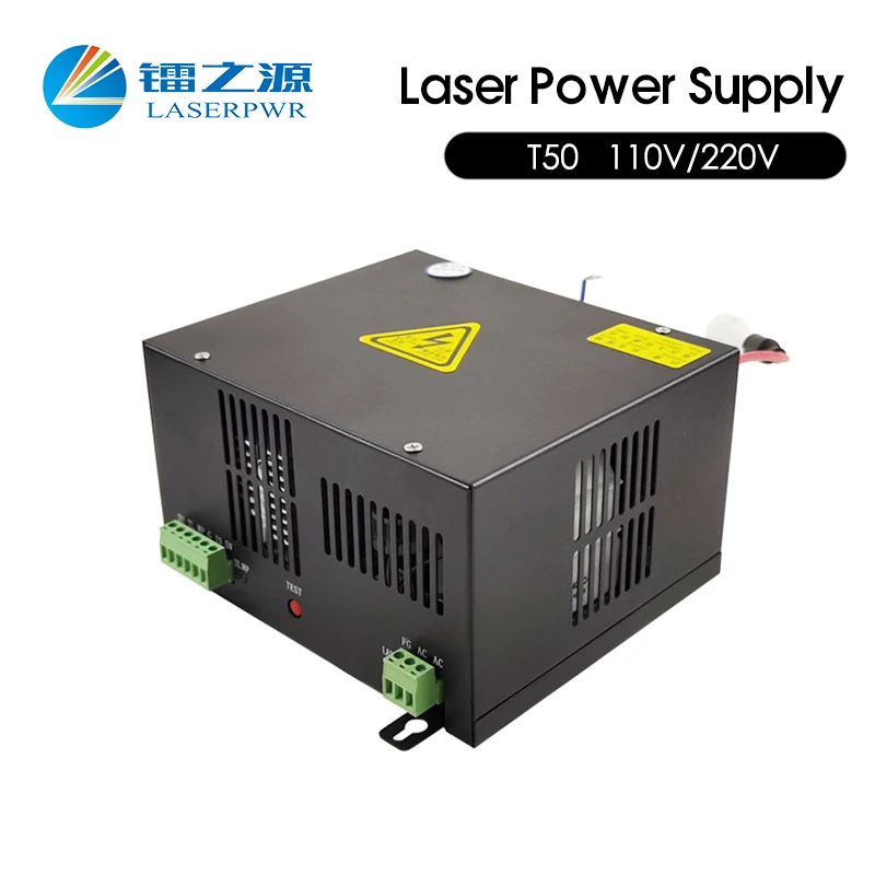 

LASERPWR 50W CO2 Laser Power Supply 110V/220V for Glass Tube Engraving Cutting Machine Source Accessories