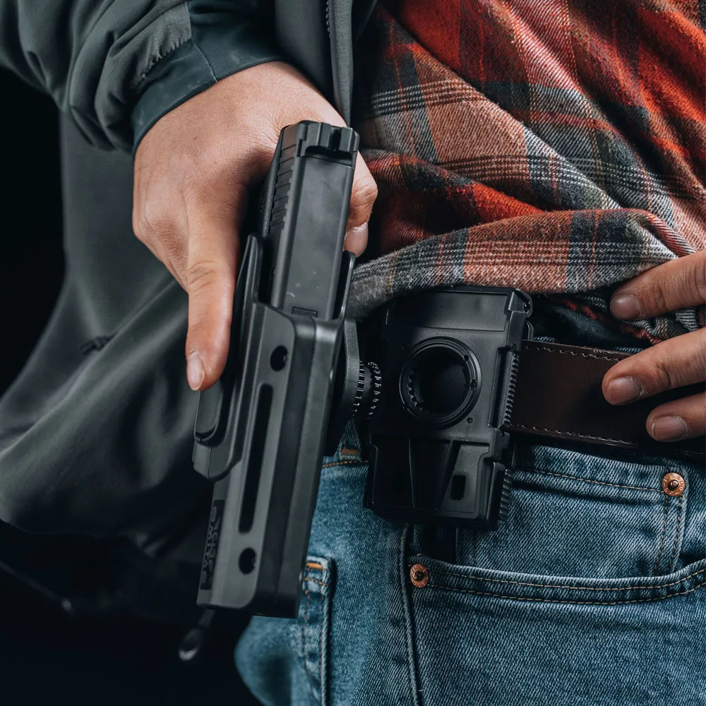 

360° adjustable Glock 17 Holster for Glock17,22,31 Gen1-4 pistol holster G17 gen 5 holster OWB belt Holster Concealed right hand