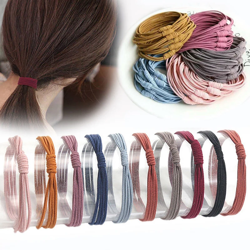

50PCS/Set Women Girls Elastic Hair Bands Ponytail Holder Gum For Hair Ties Hairband Rubber Band Scrunchie Hair Accessories