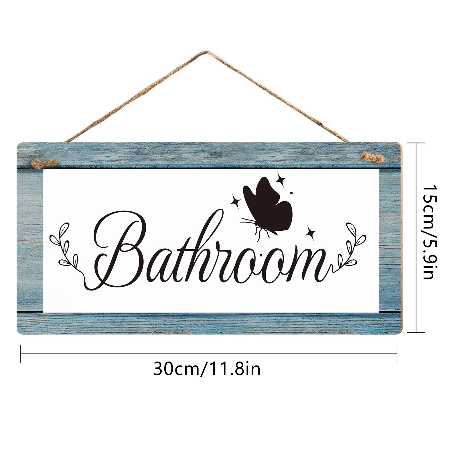

Bathroom Decor Wooden Hanging Signs Decorative Plaques Door Wooden Plaque In Home Decor Hanging Home Decor