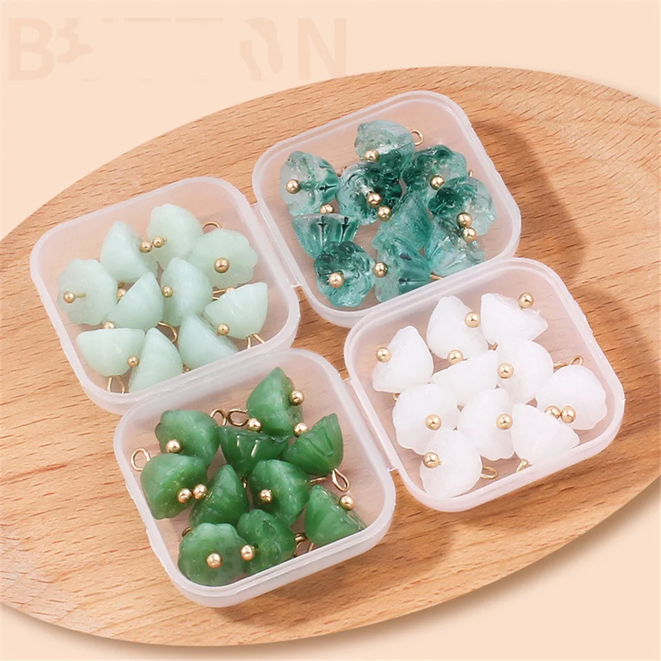

10pcs Cheongsam Button Imitation Jade Bead Button 10mm Lotus Pearl Retro Chinese Style Tang Suit Hanfu Decor Button Accessories