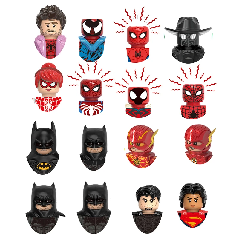 

G0126 Marvels Movies Anime Heroes Bricks Dolls Spider-man Mini Action Toy Figures Building Blocks Assemble Toys Birthday Gifts